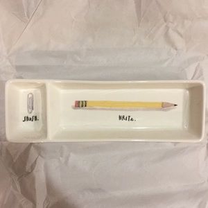 Rae Dunn ‘stash/write’ tray